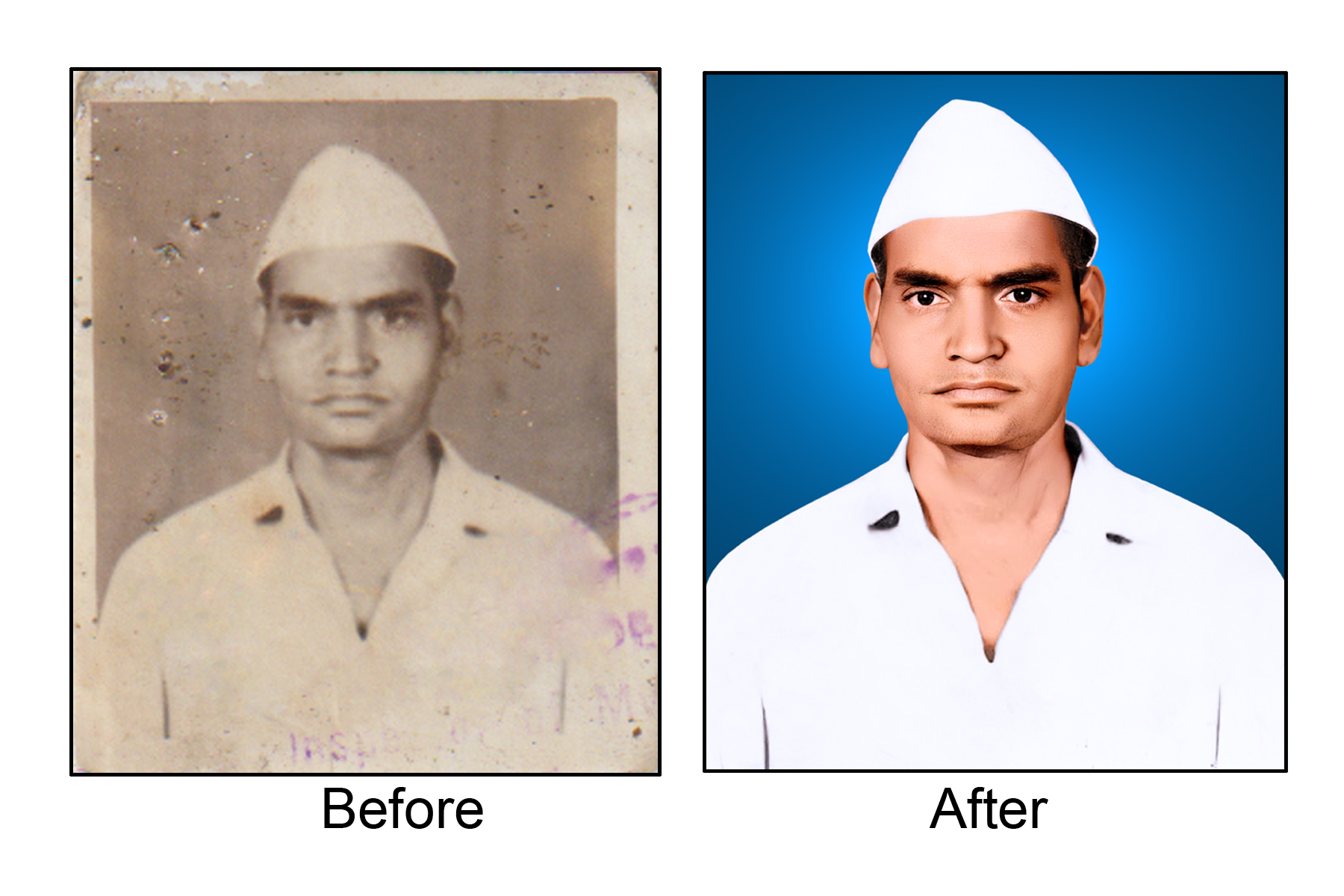 Best Old Photo Restoration at Best Photography Studio in Yewalewadi Pune